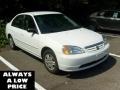 Taffeta White - Civic LX Sedan Photo No. 1