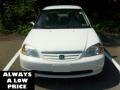 2003 Taffeta White Honda Civic LX Sedan  photo #2