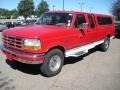 Laser Red Metallic - F250 XL Extended Cab Photo No. 6