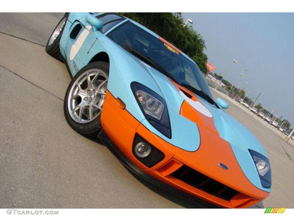 Blue/Orange Ford GT