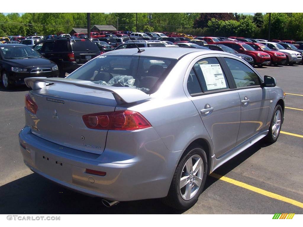 2009 Lancer ES Sport - Apex Silver Metallic / Black photo #5