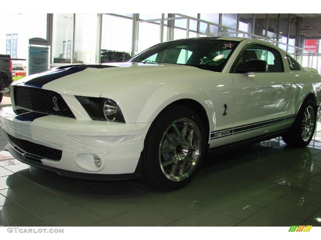 2007 Mustang Shelby GT500 Coupe - Performance White / Black Leather photo #4