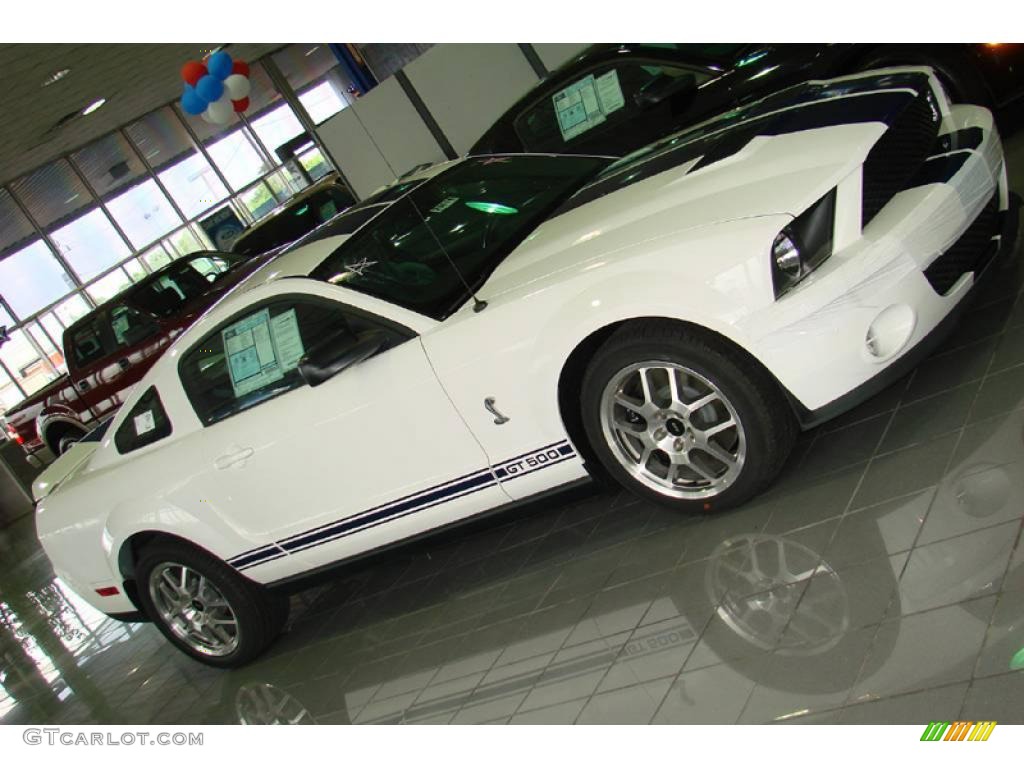 2007 Mustang Shelby GT500 Coupe - Performance White / Black Leather photo #6