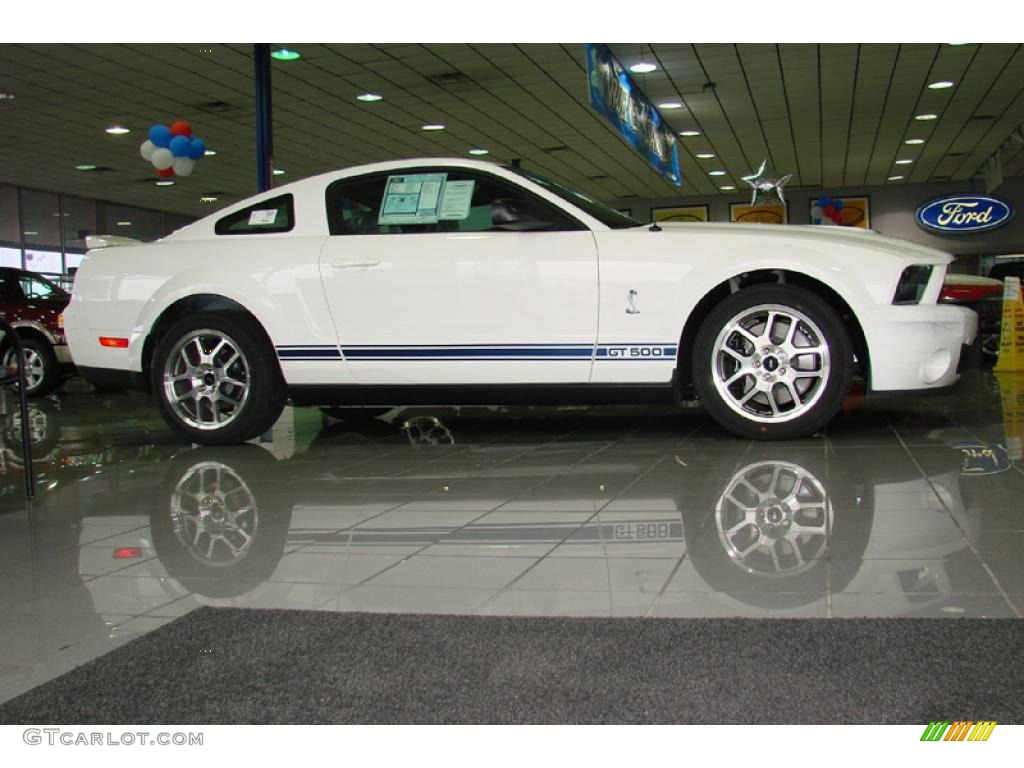 2007 Mustang Shelby GT500 Coupe - Performance White / Black Leather photo #8