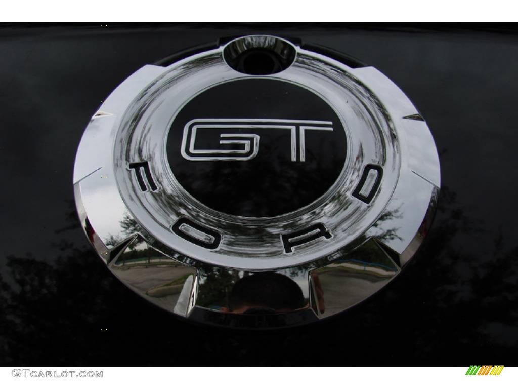 2007 Mustang GT Premium Coupe - Black / Medium Parchment photo #6