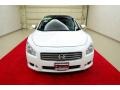 2009 Winter Frost White Nissan Maxima 3.5 SV Premium  photo #2