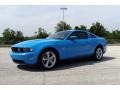 2010 Grabber Blue Ford Mustang GT Premium Coupe  photo #56