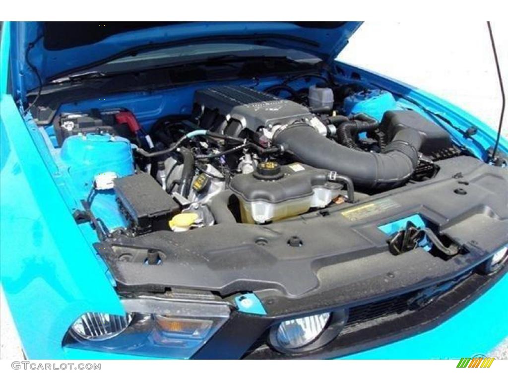 2010 Mustang GT Premium Coupe - Grabber Blue / Charcoal Black/Grabber Blue photo #58