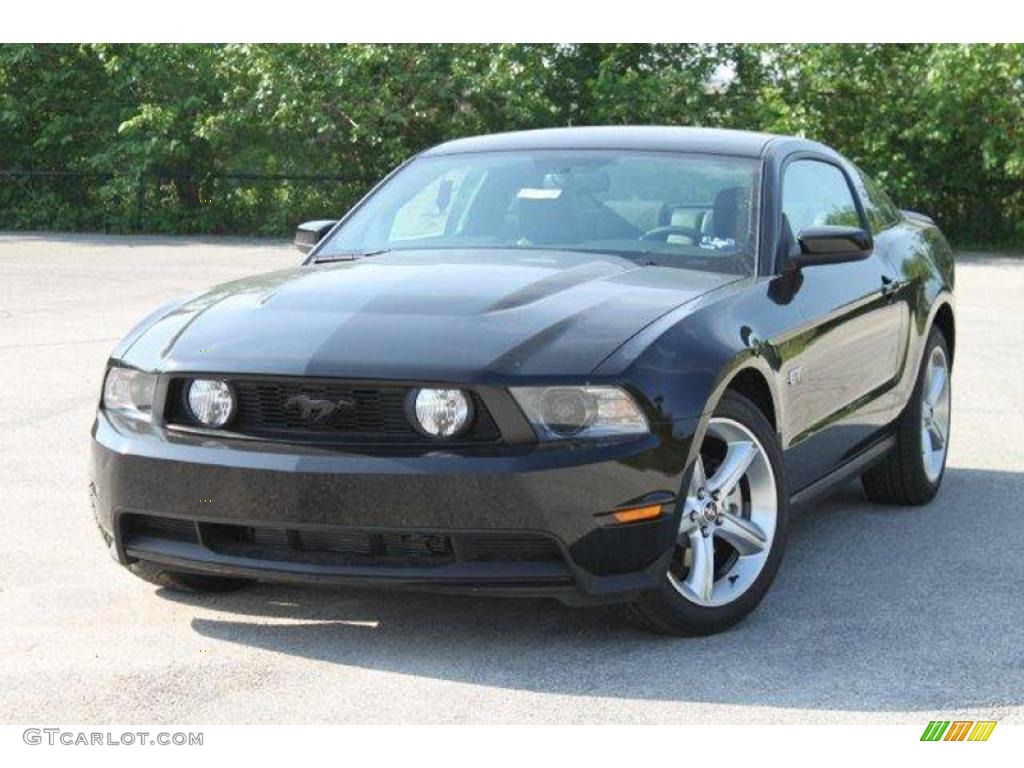 2010 Mustang GT Premium Coupe - Black / Charcoal Black photo #3