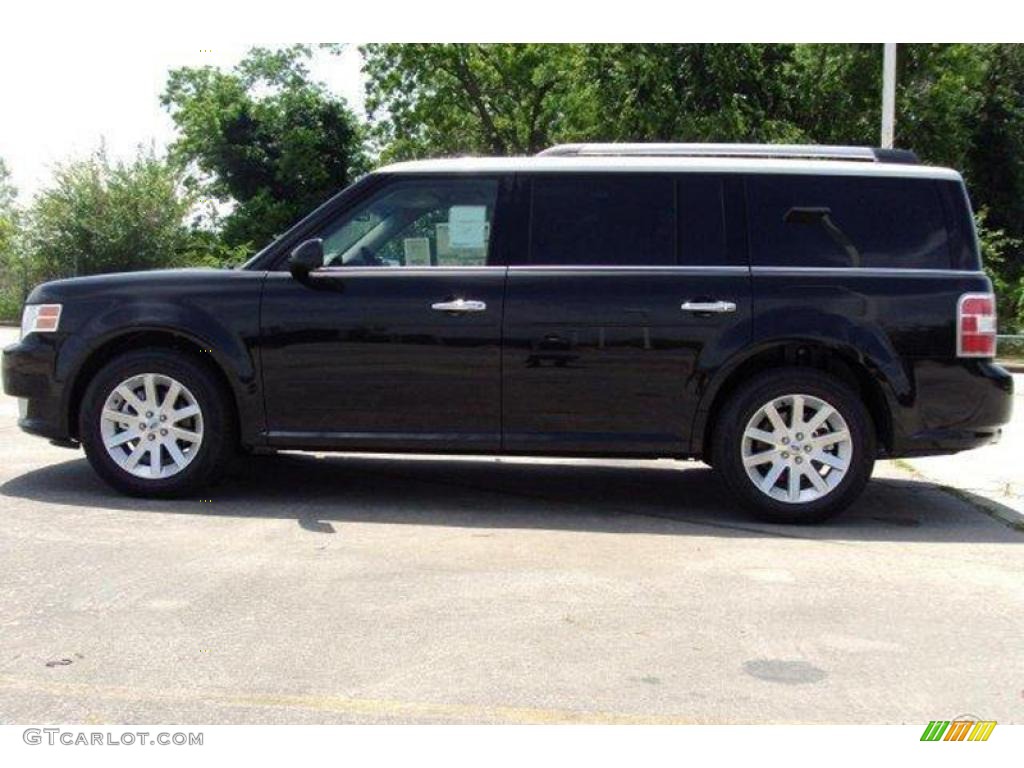 2010 Flex SEL - Tuxedo Black / Charcoal Black photo #44