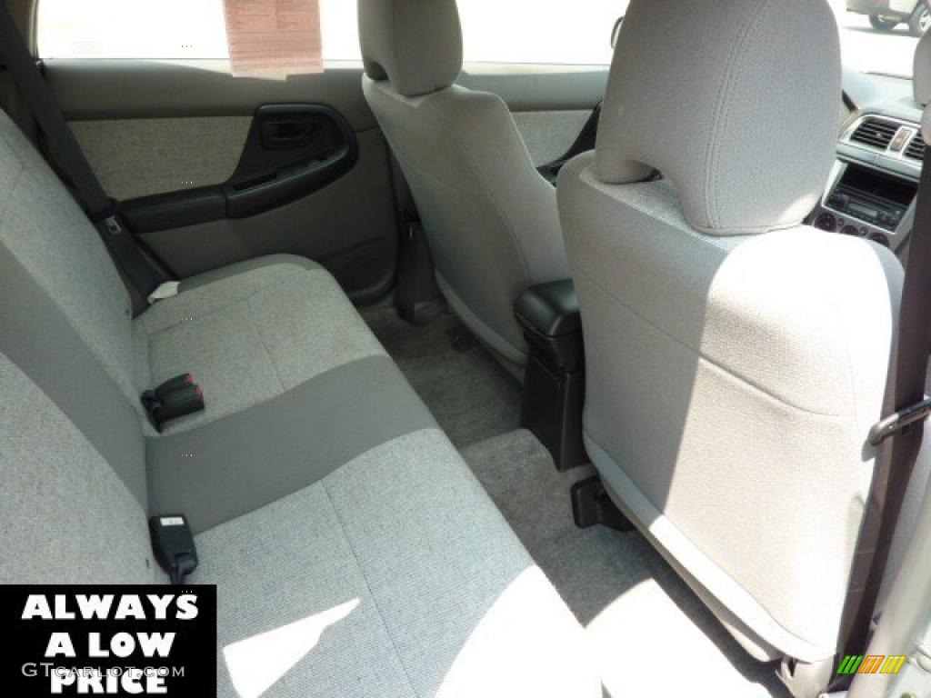 2002 Impreza Outback Sport Wagon - Platinum Silver Metallic / Gray photo #16