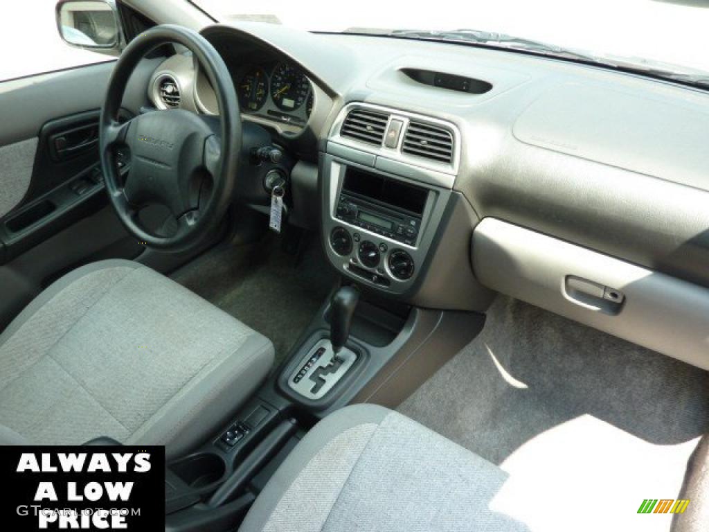 2002 Impreza Outback Sport Wagon - Platinum Silver Metallic / Gray photo #17