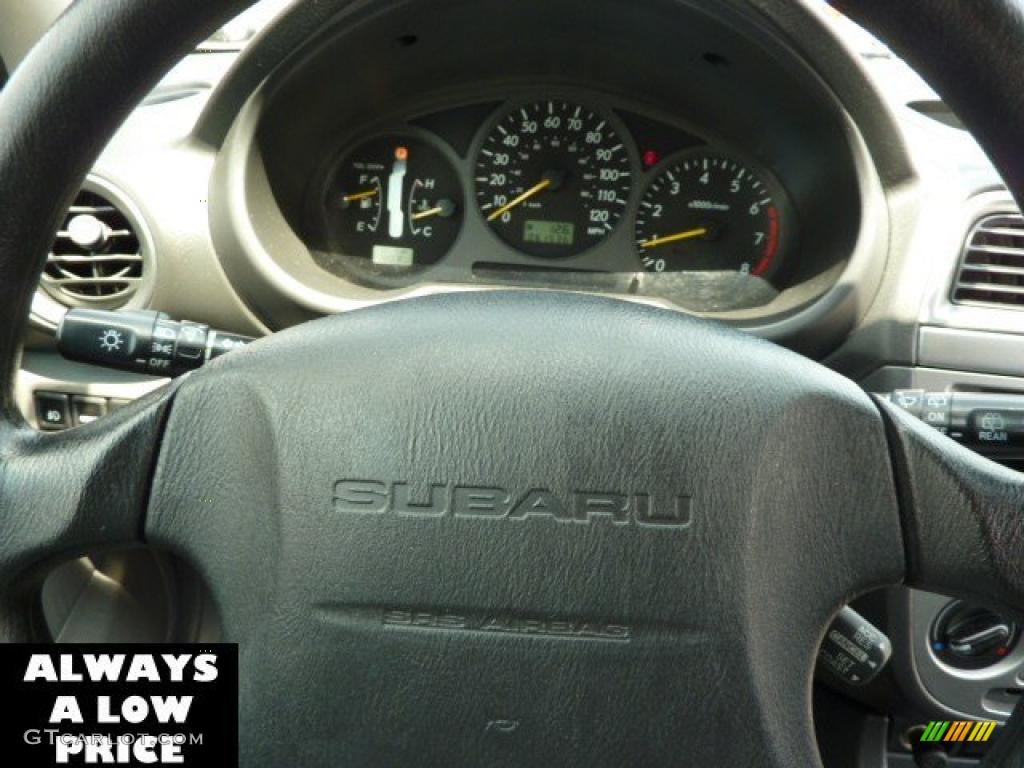 2002 Impreza Outback Sport Wagon - Platinum Silver Metallic / Gray photo #19