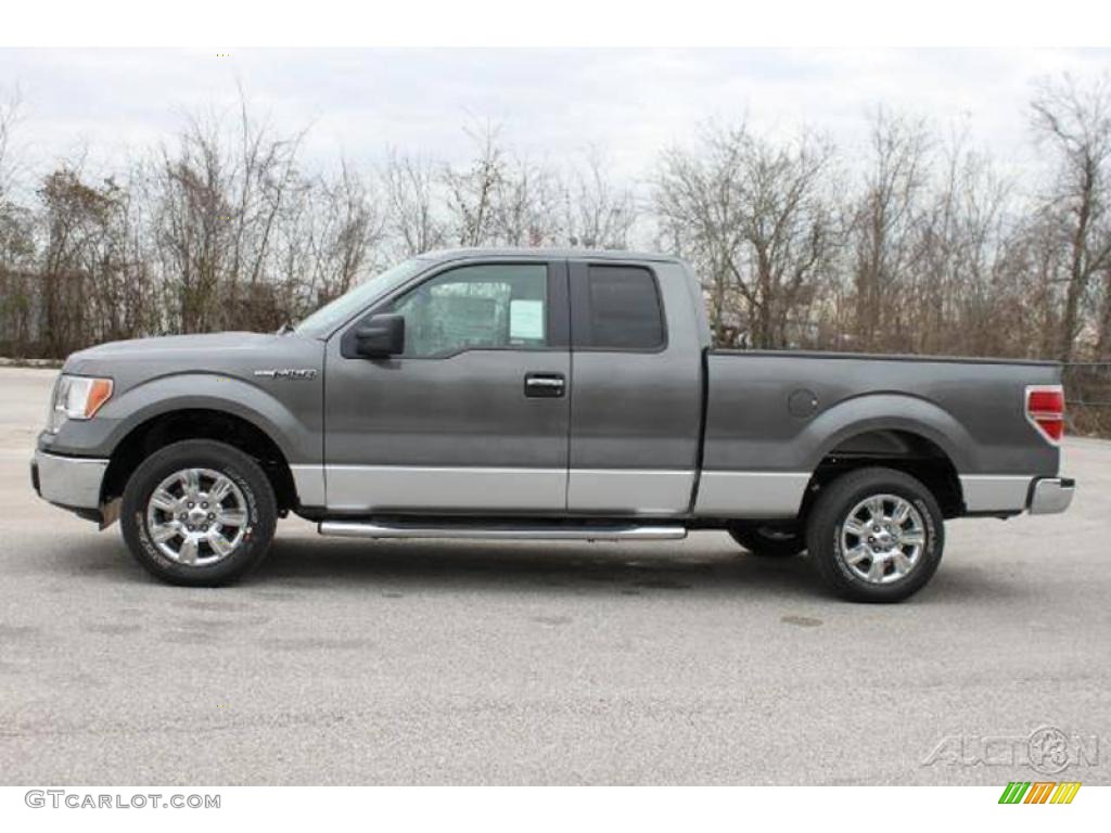 2010 F150 XLT SuperCab - Sterling Grey Metallic / Medium Stone photo #5