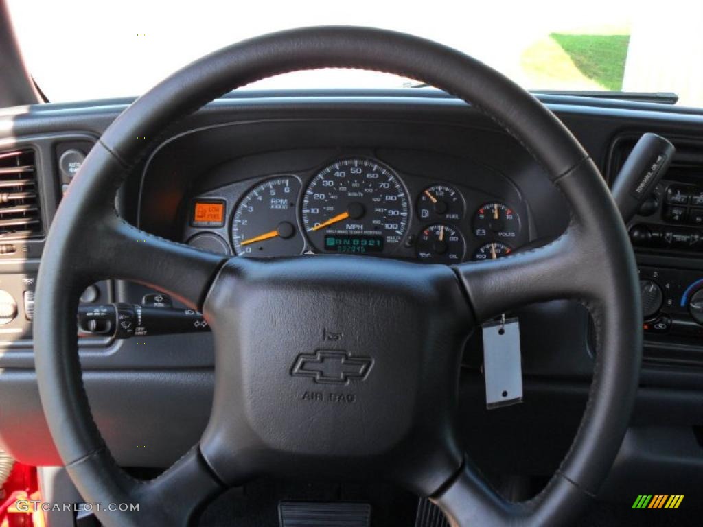 2000 Silverado 1500 LS Extended Cab 4x4 - Victory Red / Graphite photo #12