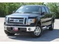 2010 Tuxedo Black Ford F150 Lariat SuperCrew 4x4  photo #3