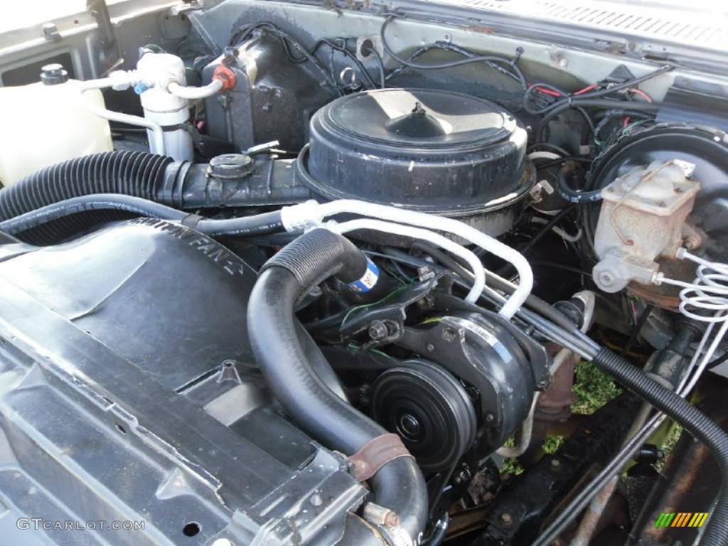 1986 Chevrolet C/K C20 Custom Deluxe Regular Cab 350 cid V8 Engine Photo #35625661