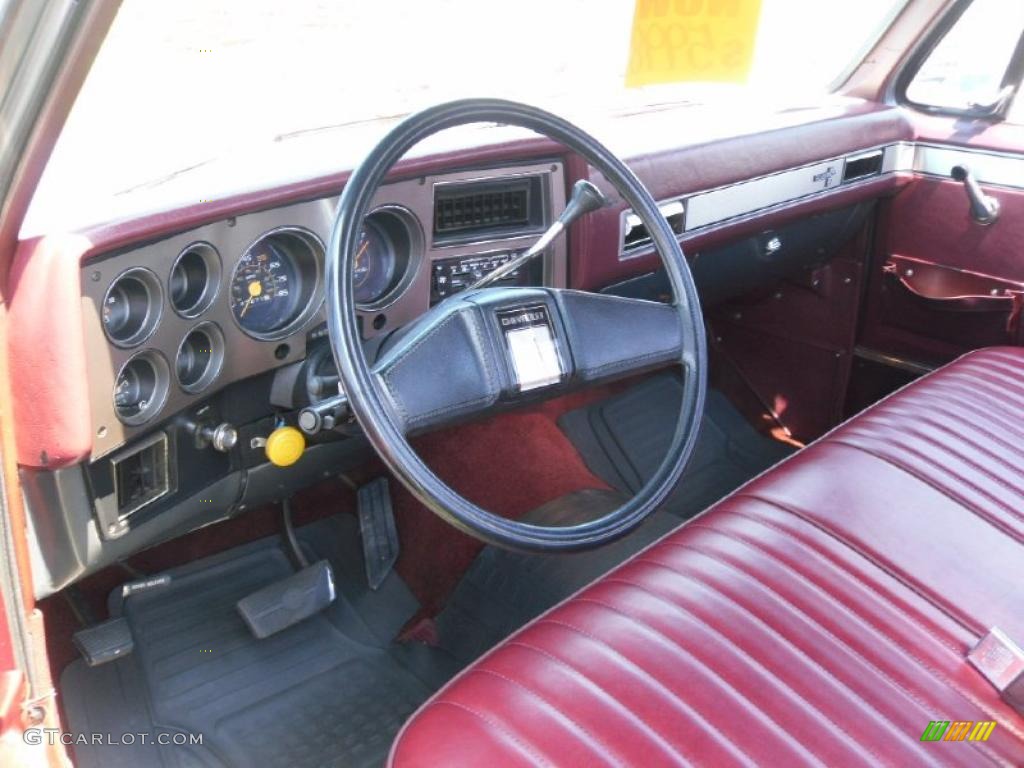 1986 Chevrolet C/K C20 Custom Deluxe Regular Cab Interior Color Photos
