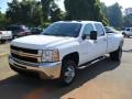 Summit White 2009 Chevrolet Silverado 3500HD Work Truck Crew Cab 4x4 Dually