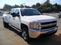 Summit White - Silverado 3500HD Work Truck Crew Cab 4x4 Dually Photo No. 5