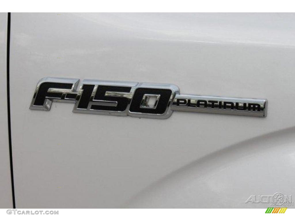 2010 F150 Platinum SuperCrew 4x4 - White Platinum Metallic Tri Coat / Sienna Brown Leather/Black photo #11
