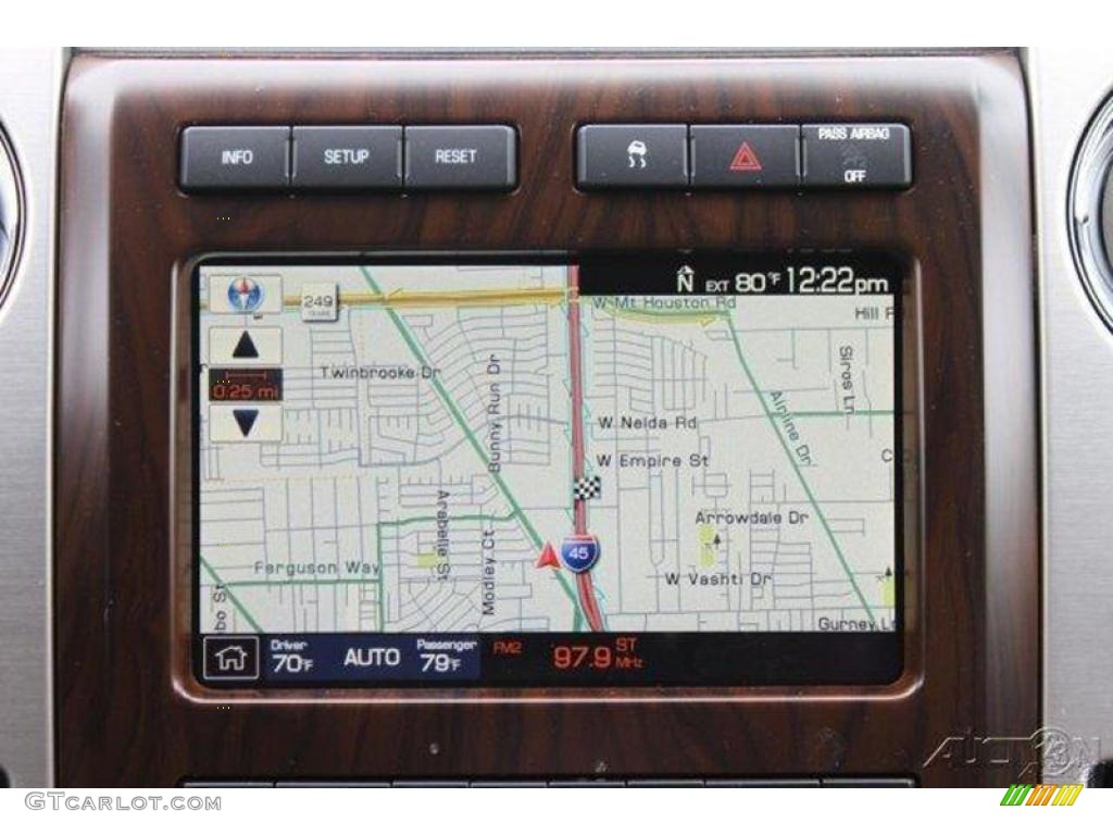 2010 F150 Platinum SuperCrew 4x4 - Tuxedo Black / Sienna Brown Leather/Black photo #30