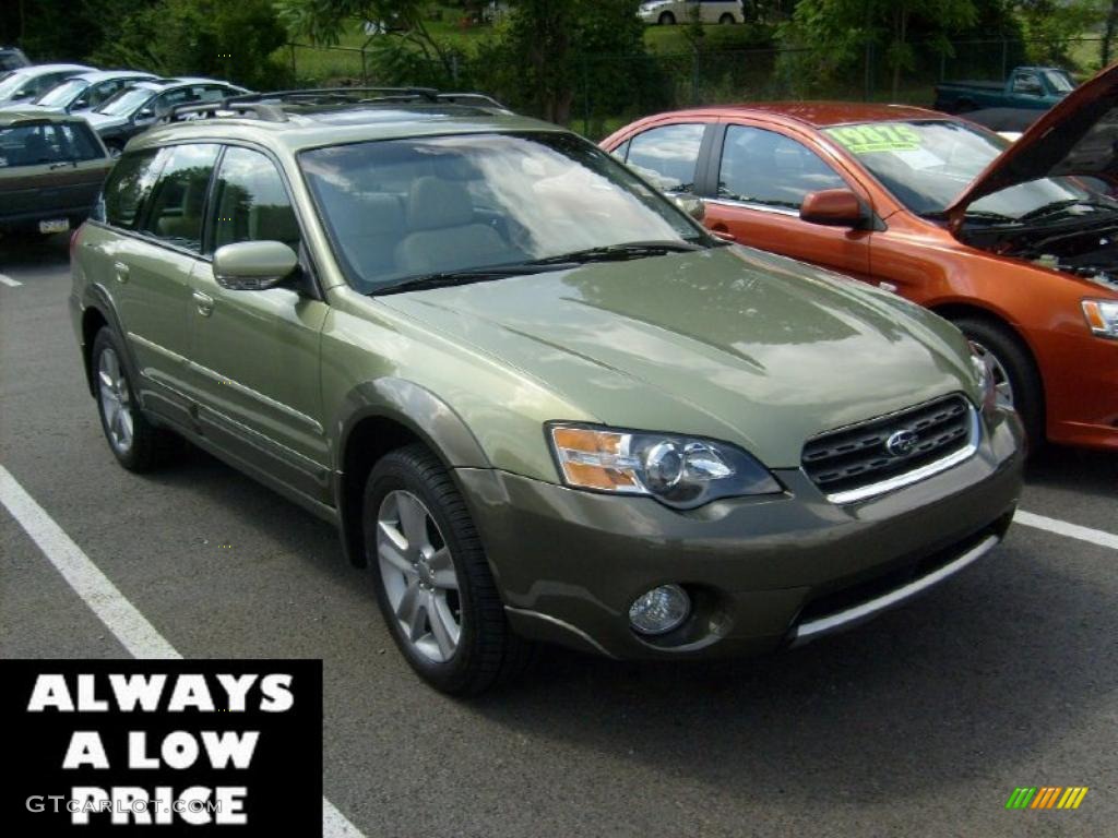 2005 Outback 3.0 R L.L. Bean Edition Wagon - Willow Green Opal / Taupe photo #1