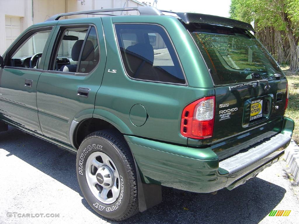 2001 Rodeo LS - Garden Green Mica / Gray photo #3