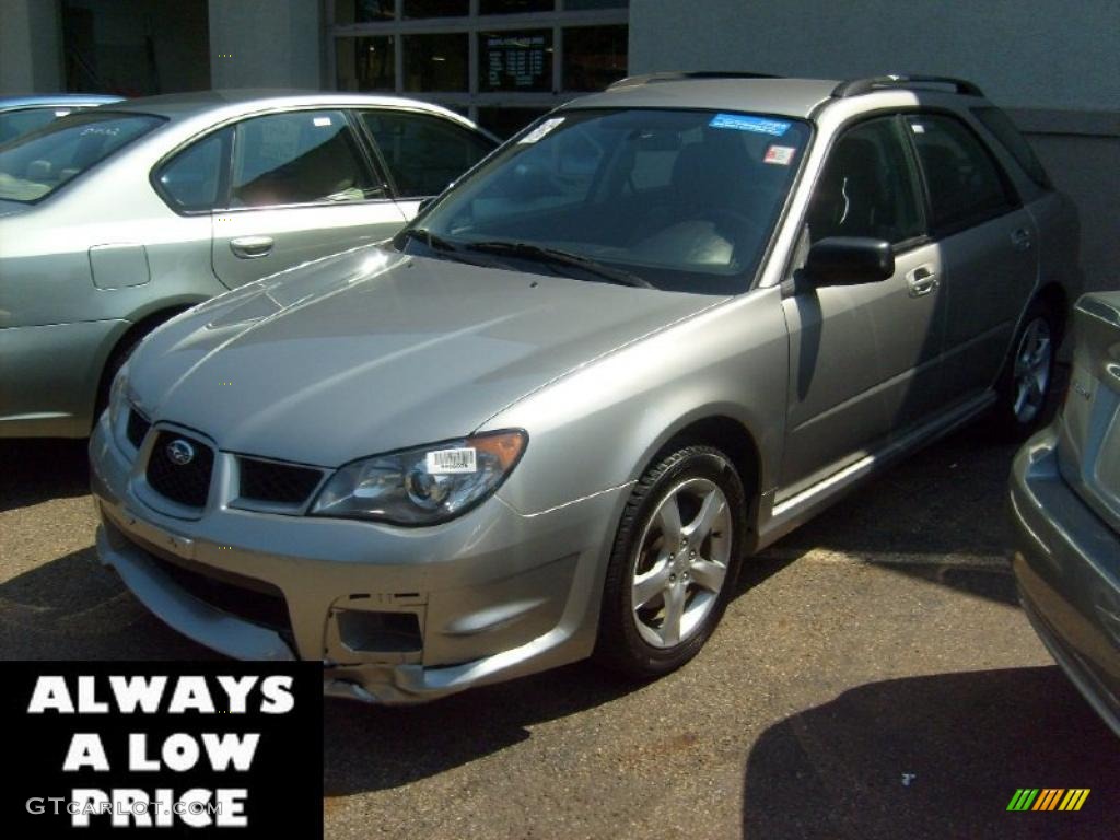 2006 Impreza 2.5i Wagon - Crystal Gray Metallic / Anthracite Black photo #1