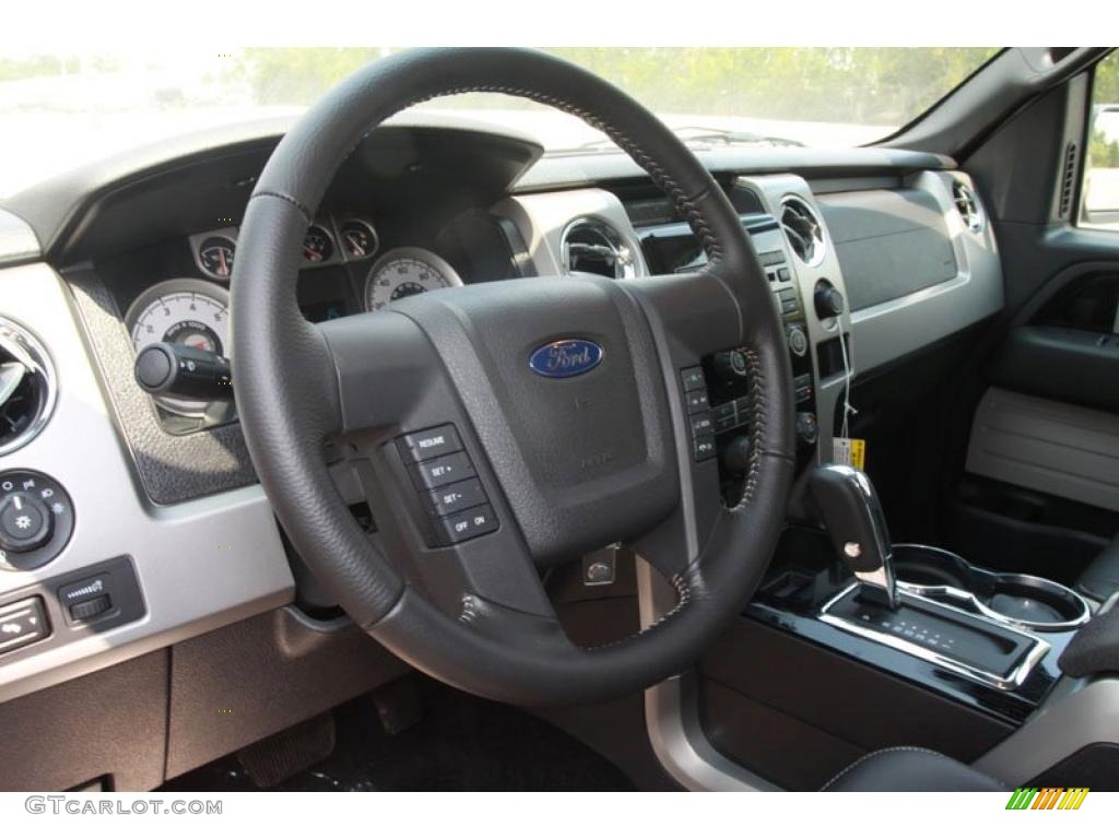 2010 F150 FX4 SuperCrew 4x4 - Sterling Grey Metallic / Black photo #4