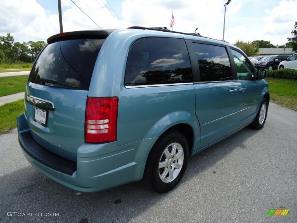 2008 Town & Country Touring Signature Series - Clearwater Blue Pearlcoat / Medium Pebble Beige/Cream photo #14
