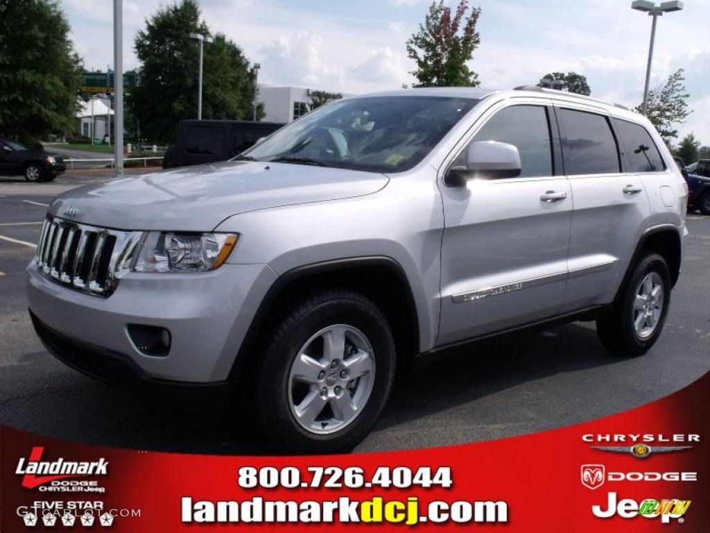 2011 Grand Cherokee Laredo - Bright Silver Metallic / Black photo #1