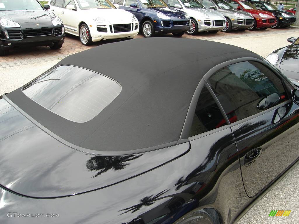 2008 911 Carrera 4S Cabriolet - Black / Black photo #25