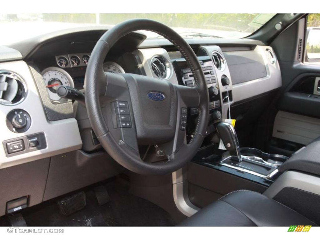 2010 F150 FX4 SuperCrew 4x4 - Ingot Silver Metallic / Black photo #4
