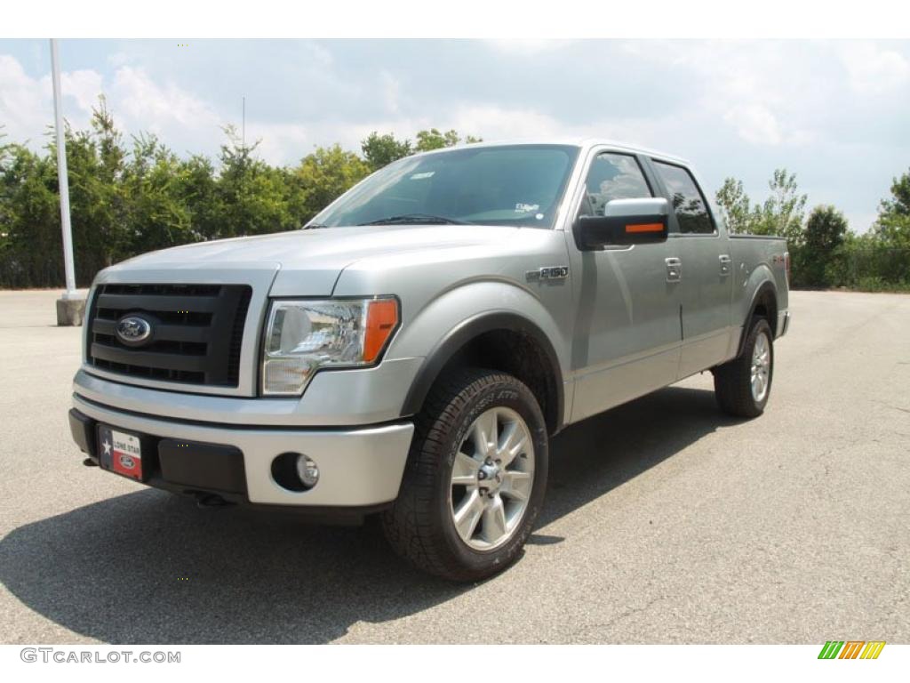 2010 F150 FX4 SuperCrew 4x4 - Ingot Silver Metallic / Black photo #8