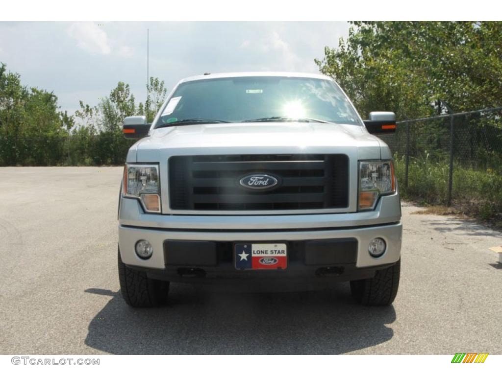 2010 F150 FX4 SuperCrew 4x4 - Ingot Silver Metallic / Black photo #9