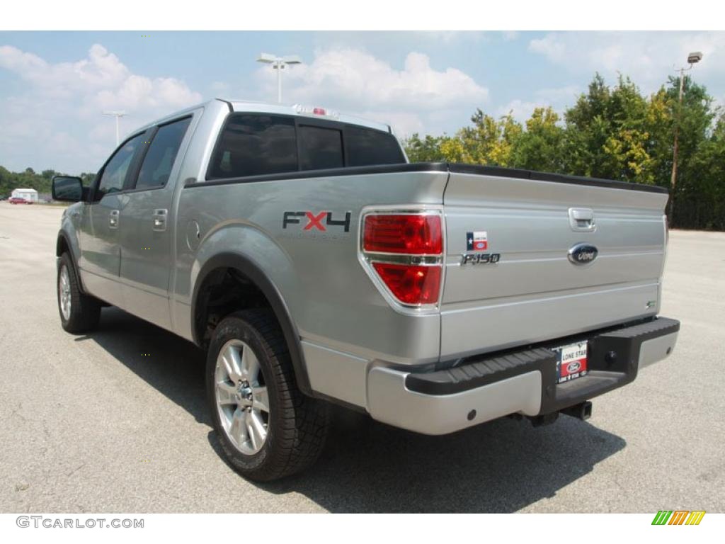 2010 F150 FX4 SuperCrew 4x4 - Ingot Silver Metallic / Black photo #12