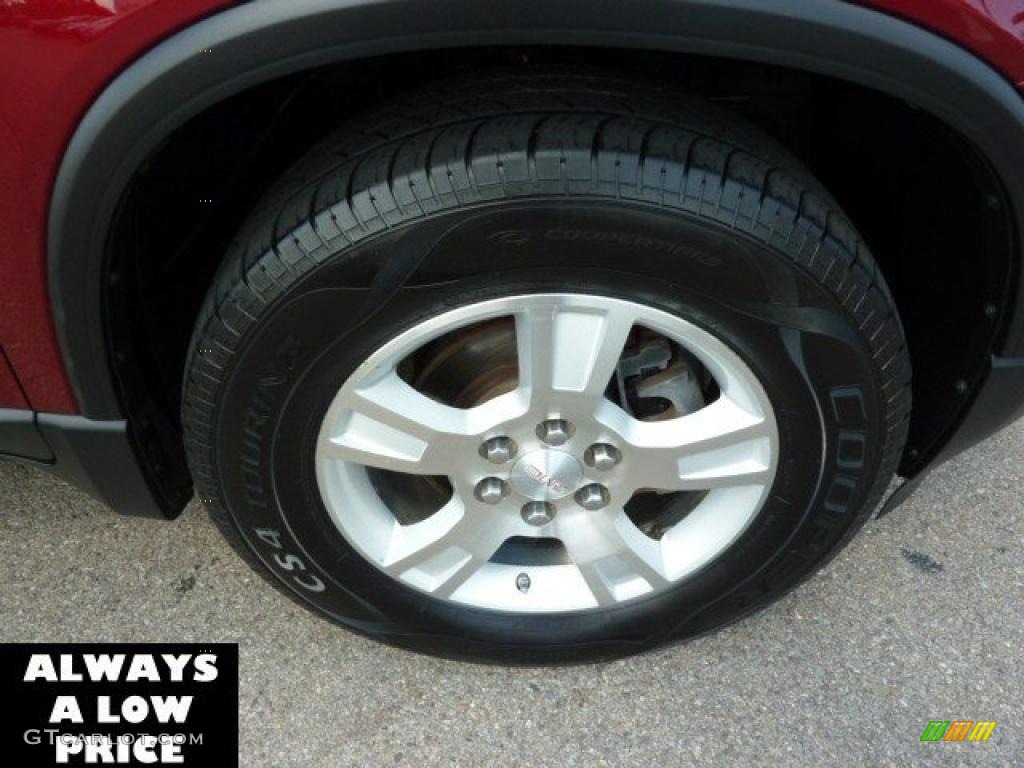 2007 Acadia SLT AWD - Red Jewel Tintcoat / Titanium photo #9