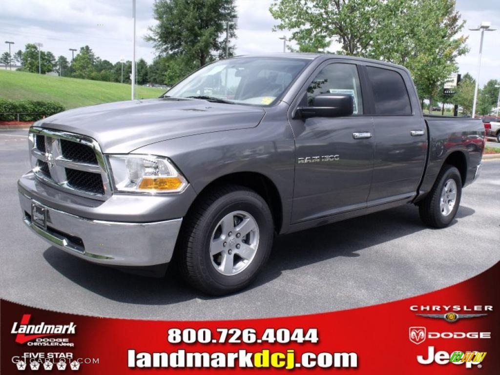 2011 Ram 1500 SLT Crew Cab - Mineral Gray Metallic / Dark Slate Gray/Medium Graystone photo #1