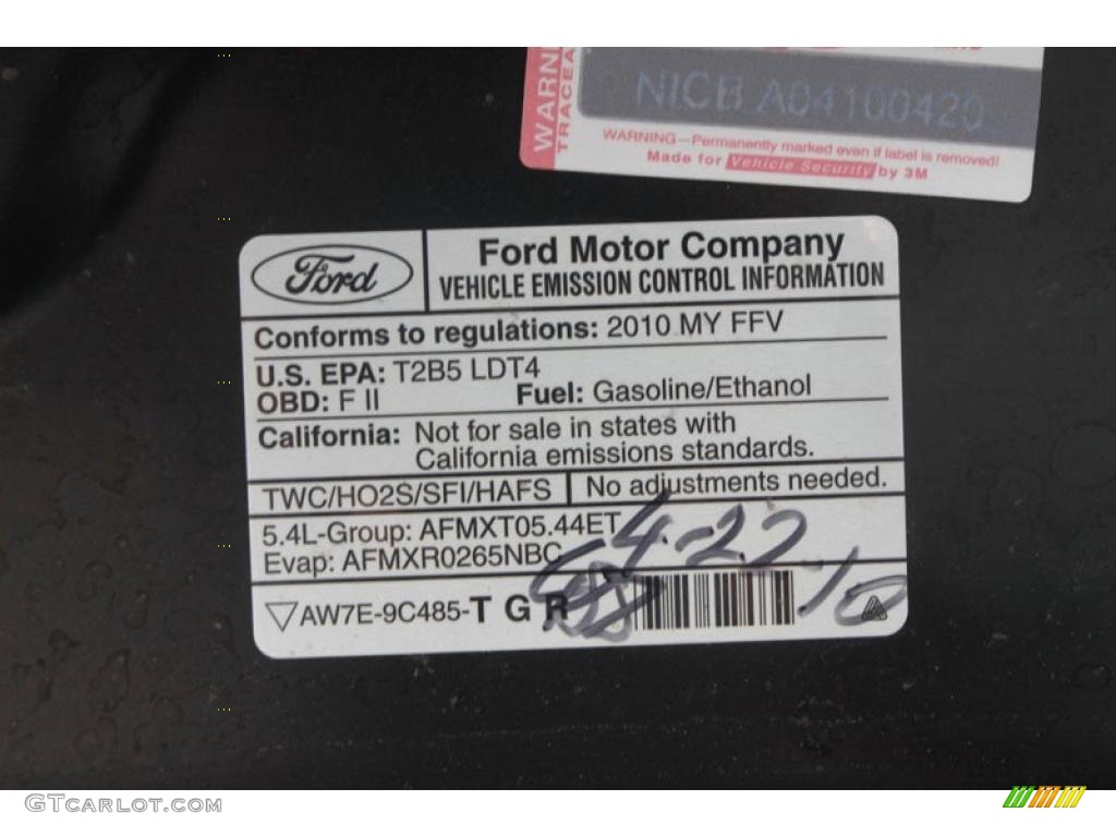 2010 F150 Platinum SuperCrew - Tuxedo Black / Sienna Brown Leather/Black photo #21