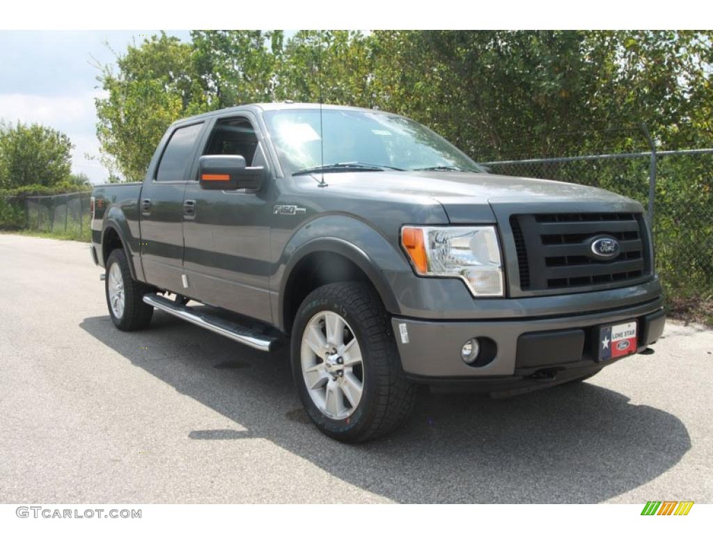 2010 F150 FX4 SuperCrew 4x4 - Sterling Grey Metallic / Black photo #1