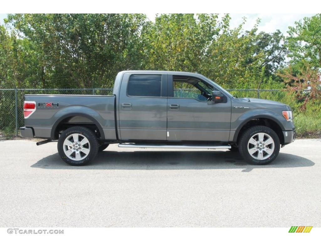 2010 F150 FX4 SuperCrew 4x4 - Sterling Grey Metallic / Black photo #2