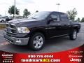 2011 Brilliant Black Crystal Pearl Dodge Ram 1500 Big Horn Crew Cab  photo #1
