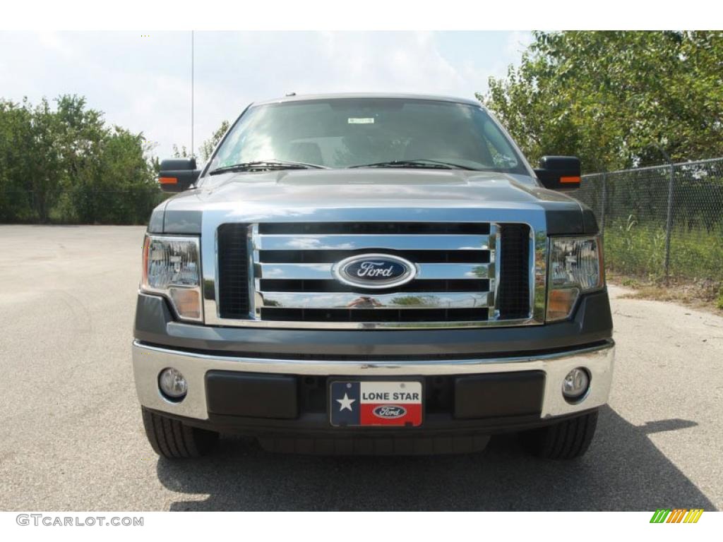 2010 F150 XLT SuperCrew - Sterling Grey Metallic / Medium Stone photo #9