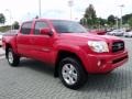 2008 Radiant Red Toyota Tacoma V6 PreRunner TRD Sport Double Cab  photo #7