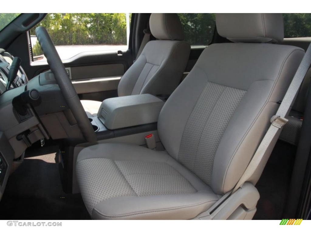 2010 F150 XLT SuperCrew - Dark Blue Pearl Metallic / Medium Stone photo #5