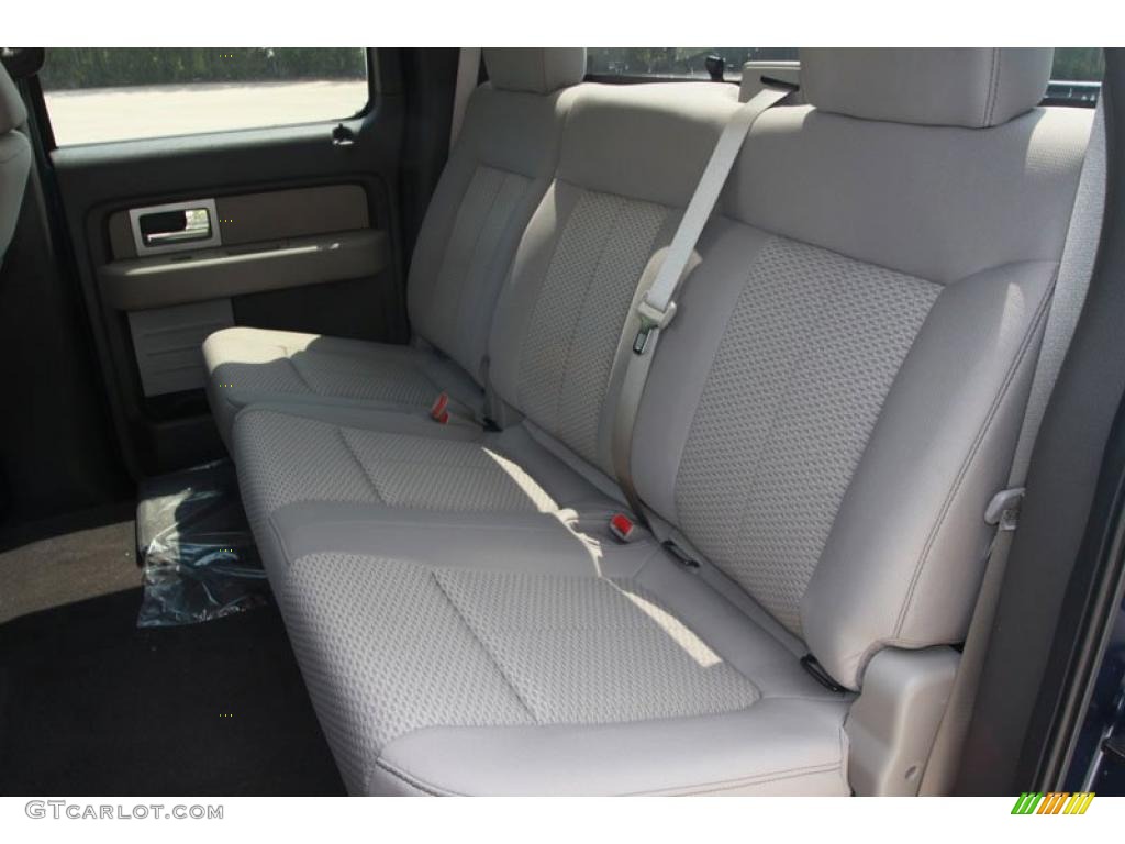 2010 F150 XLT SuperCrew - Dark Blue Pearl Metallic / Medium Stone photo #6