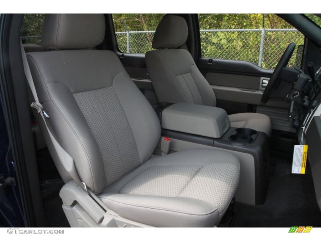 2010 F150 XLT SuperCrew - Dark Blue Pearl Metallic / Medium Stone photo #16