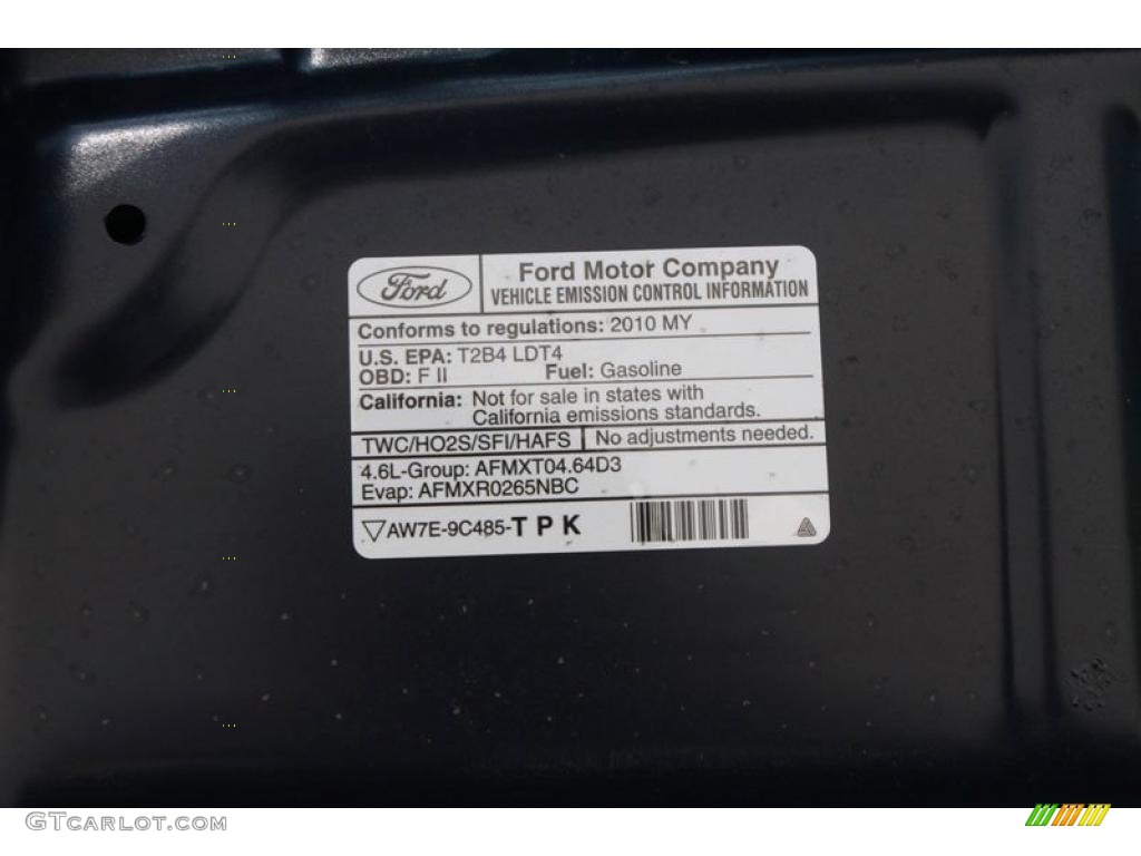 2010 F150 XLT SuperCrew - Dark Blue Pearl Metallic / Medium Stone photo #19