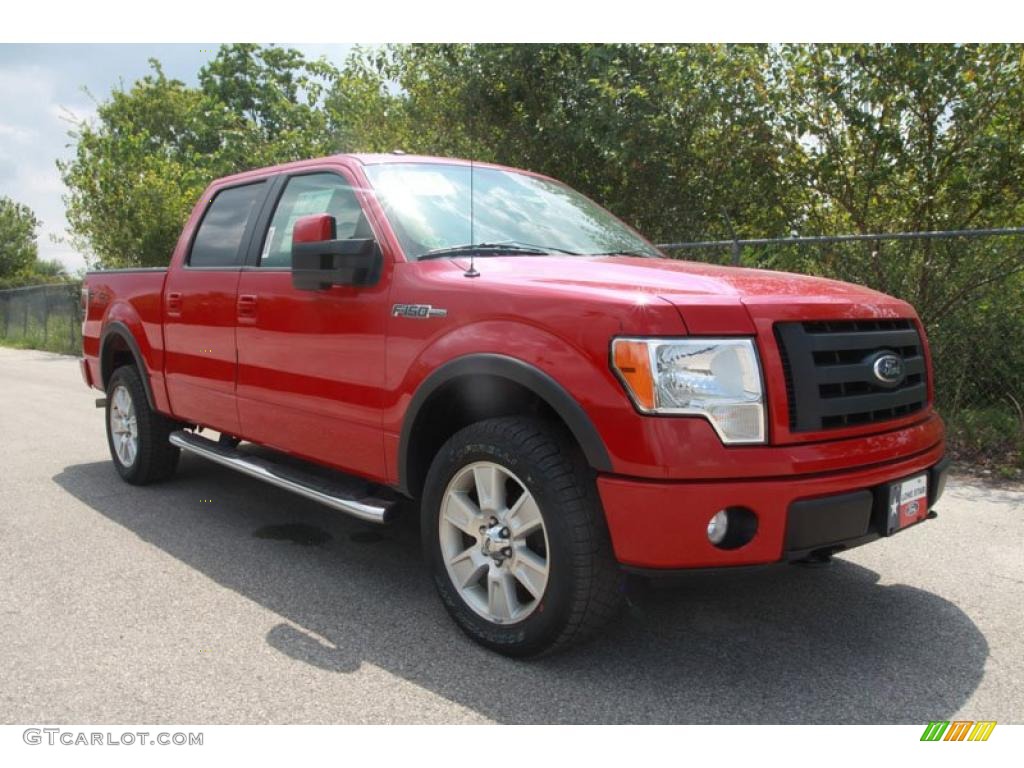 Vermillion Red Ford F150